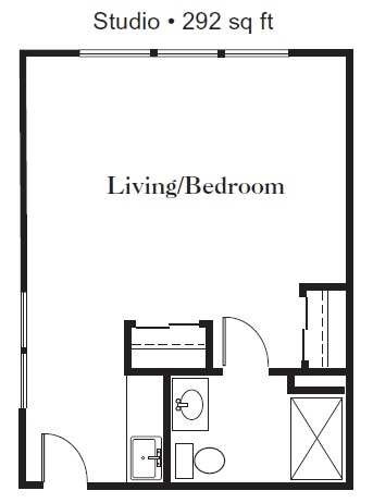 Floorplan of Morrow Heights, Assisted Living, Rogue River, OR 2