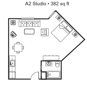 Floorplan of Redwood Heights Assisted Living, Assisted Living, Salem, OR 2