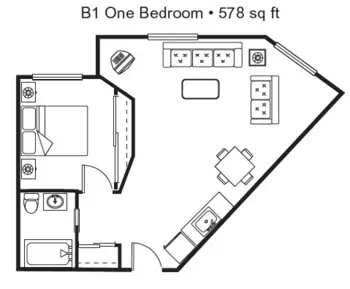 Floorplan of Redwood Heights Assisted Living, Assisted Living, Salem, OR 3