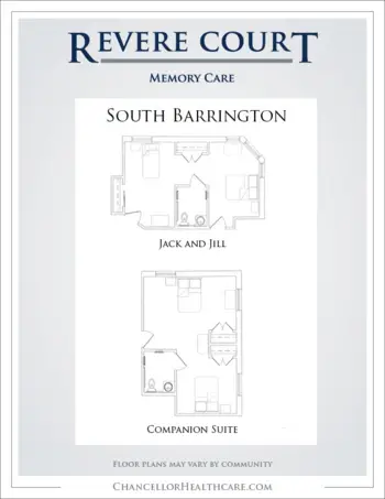 Floorplan of Revere Court Memory Care, Assisted Living, Memory Care, South Barrington, IL 1