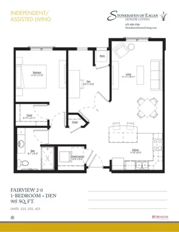Floorplan of Stonehaven Senior Living, Assisted Living, Memory Care, Eagan, MN 8