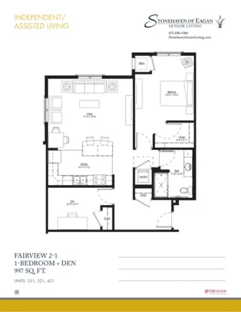 Floorplan of Stonehaven Senior Living, Assisted Living, Memory Care, Eagan, MN 9