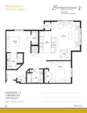 Floorplan of Stonehaven Senior Living, Assisted Living, Memory Care, Eagan, MN 17