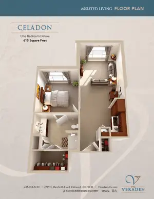 Floorplan of The Veraden, Assisted Living, Memory Care, Edmond, OK 13