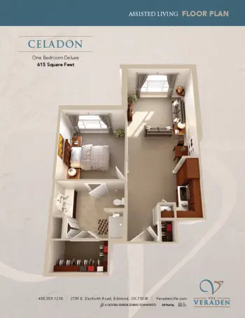 Floorplan of The Veraden, Assisted Living, Memory Care, Edmond, OK 7
