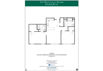 Floorplan of The Wellstead of Rogers, Assisted Living, Memory Care, Rogers, MN 2