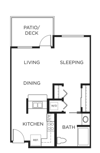 Floorplan of Valencia Terrace, Assisted Living, Corona, CA 3