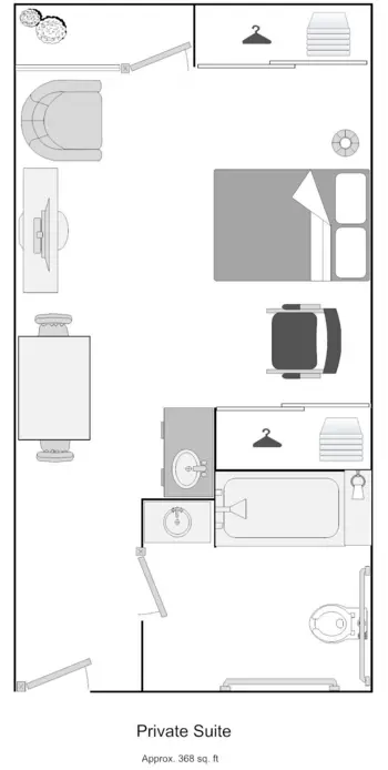 Floorplan of Whitten Heights, Assisted Living, Memory Care, La Habra, CA 2