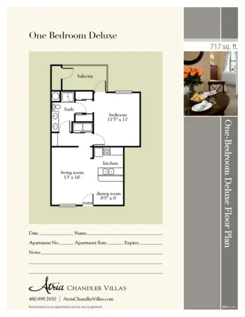 Floorplan of Atria Chandler Villas, Assisted Living, Chandler, AZ 3