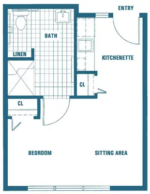 Floorplan of Birch Bay Retirement Village, Assisted Living, Memory Care, Bar Harbor, ME 2