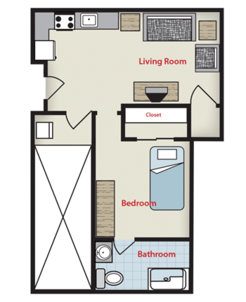 Floorplan of Emerald Shores Assisted Living, Assisted Living, Memory Care, Kewaunee, WI 4