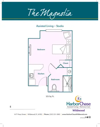 Floorplan of HarborChase of Wildwood, Assisted Living, Wildwood, FL 2