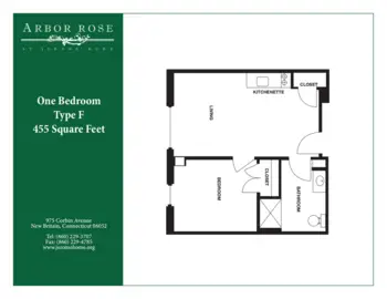 Floorplan of Jerome Home, Assisted Living, New Britain, CT 3