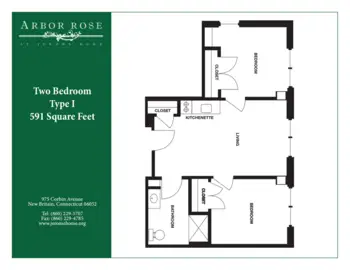 Floorplan of Jerome Home, Assisted Living, New Britain, CT 4