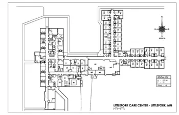 Floorplan of Koochiching Health Services, Assisted Living, Littlefork, MN 1