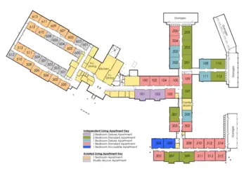 Floorplan of Landsmeer Ridge Retirement Community, Assisted Living, Orange City, IA 1
