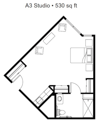 Floorplan of Ocean Ridge Assisted Living, Assisted Living, Coos Bay, OR 1