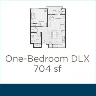 Floorplan of Peninsula Del Rey, Assisted Living, Daly City, CA 4