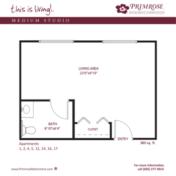 Floorplan of Primrose Basic Care and Memory Cottages, Assisted Living, Memory Care, Aberdeen, SD 3