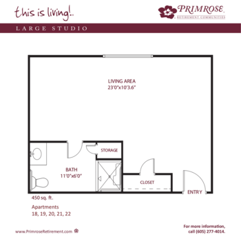 Floorplan of Primrose Basic Care and Memory Cottages, Assisted Living, Memory Care, Aberdeen, SD 4