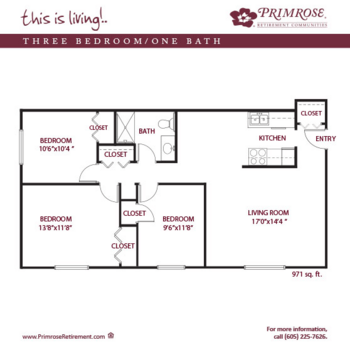 Floorplan of Primrose Basic Care and Memory Cottages, Assisted Living, Memory Care, Aberdeen, SD 8