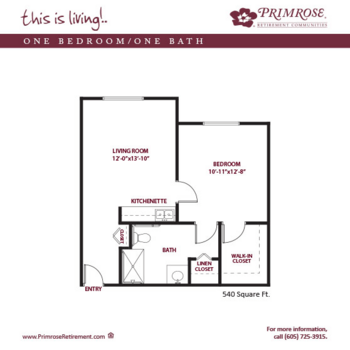 Floorplan of Primrose Basic Care and Memory Cottages, Assisted Living, Memory Care, Aberdeen, SD 10
