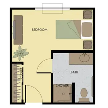 Floorplan of Royal Columbian Retirement Inn, Assisted Living, Kennewick, WA 2