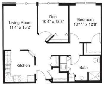 Floorplan of St. Andrew's Village, Assisted Living, Memory Care, Mahtomedi, MN 2