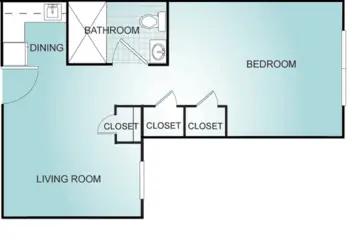 Floorplan of Summit Place of Southpark, Assisted Living, Charlotte, NC 1