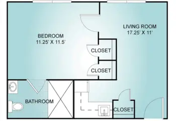 Floorplan of Summit Place of Southpark, Assisted Living, Charlotte, NC 2