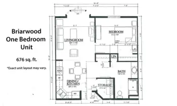Floorplan of Briarwood, Assisted Living, Perham, MN 1