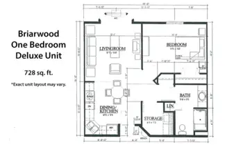 Floorplan of Briarwood, Assisted Living, Perham, MN 2