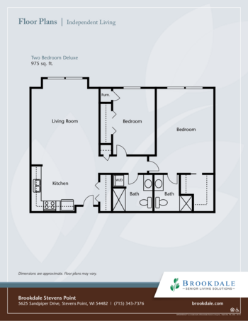 Floorplan of Brookdale Stevens Point, Assisted Living, Memory Care, Stevens Point, WI 4