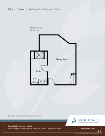 Floorplan of Brookdale Stevens Point, Assisted Living, Memory Care, Stevens Point, WI 8