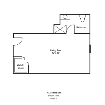 Floorplan of Commonwealth Senior Living at Cedar Bluff, Assisted Living, Memory Care, Cedar Bluff, VA 2