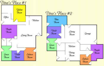 Floorplan of Dina's Place, Assisted Living, Santa Rosa, CA 1