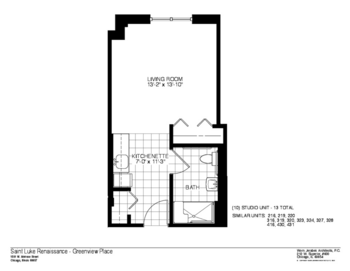Floorplan of Greenveiw Place, Assisted Living, Chicago, IL 5
