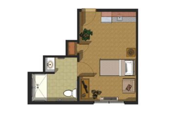 Floorplan of Morningstar of Parker, Assisted Living, Parker, CO 7