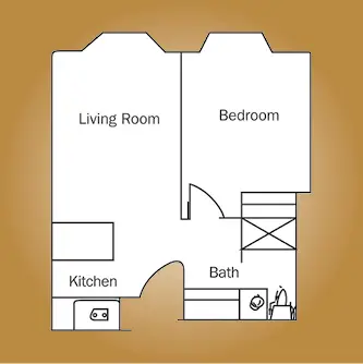 Floorplan of Oaktree Assisted Living, Assisted Living, New Braunfels, TX 4