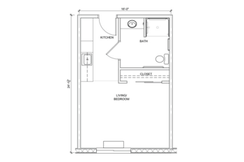 Floorplan of The Bridge at Hickory Woods, Assisted Living, Antioch, TN 1