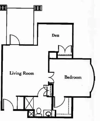 Floorplan of The Garnet of Casa Grande, Assisted Living, Casa Grande, AZ 1