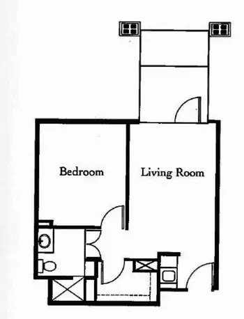 Floorplan of The Garnet of Casa Grande, Assisted Living, Casa Grande, AZ 3