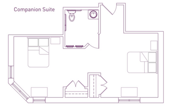 Floorplan of The Reserve at Arlington Heights, Assisted Living, Arlington Heights, IL 1