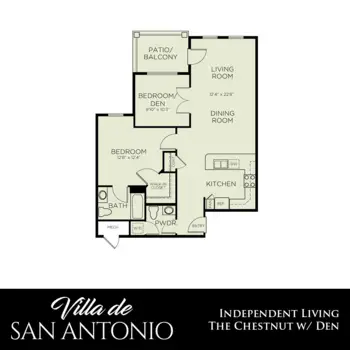 Floorplan of Villa de San Antonio, Assisted Living, San Antonio, TX 5