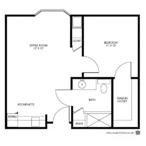 Floorplan of Woodlands Creek Retirement Community, Assisted Living, Memory Care, Clive, IA 3