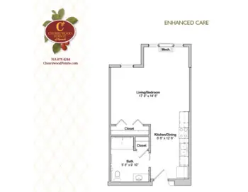 Floorplan of Cherrywood Pointe of Plymouth, Assisted Living, Memory Care, Plymouth, MN 15