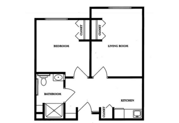 Floorplan of Clarks Summit Senior Living, Assisted Living, South Abington Township, PA 2