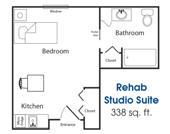 Floorplan of Edgewater Place, Assisted Living, Plain City, OH 2
