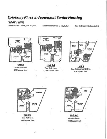 Floorplan of Epiphany Senior Housing, Assisted Living, Coon Rapids, MN 3
