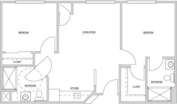 Floorplan of Legacy House of South Jordan, Assisted Living, South Jordan, UT 3